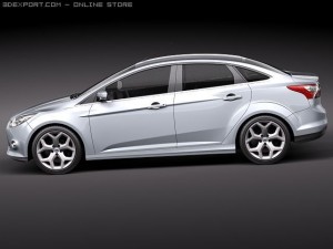Focus Sedan 2011 Model 3D