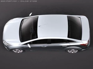 Focus Sedan 2011 3D Model