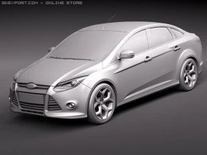 Focus Sedan 2011 3D Model
