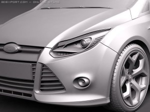 Focus Sedan 2011 Model 3D
