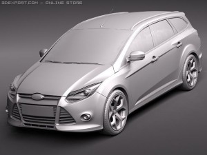 Focus Estate 2011 Modelo 3D