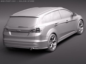 Focus Estate 2011 Modelo 3D