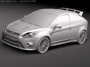 Focus RS 500 2011 3Dモデル