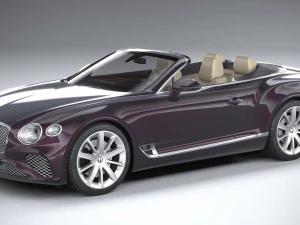 Bentley Continental GT Convertibile 2020 Modello 3D
