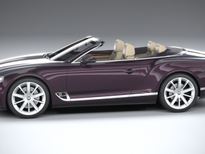 Bentley Continental GT Convertible 2020 3D 모델