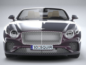 Bentley Continental GT Convertible 2020 3D 모델