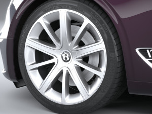 Bentley Continental GT Convertible 2020 3D 모델