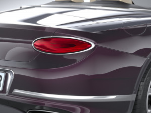 Bentley Continental GT Convertible 2020 3D 모델