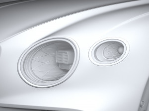 Bentley Continental GT Convertible 2020 3D 모델