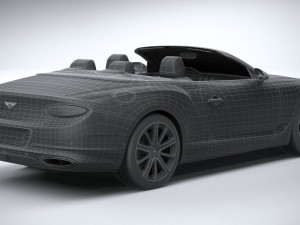 Bentley Continental GT Convertible 2020 3D 모델