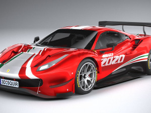 Ferrari 488 GT3 Evo 2020 3D मॉडल
