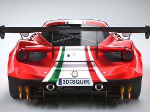 Ferrari 488 GT3 Evo 2020 3D मॉडल
