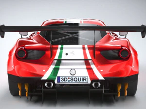 Ferrari 488 GT3 Evo 2020 3D Model