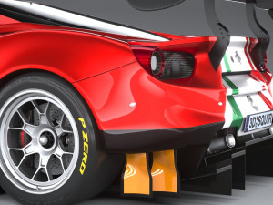 Ferrari 488 GT3 Evo 2020 3D मॉडल
