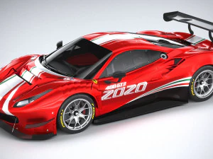 Ferrari 488 GT3 Evo 2020 3D Model