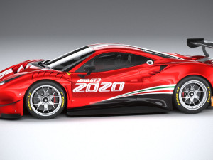 Ferrari 488 GT3 Evo 2020 3D मॉडल