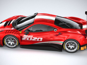 Ferrari 488 GT3 Evo 2020 3D मॉडल