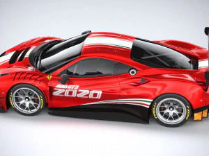Ferrari 488 GT3 Evo 2020 3D Model