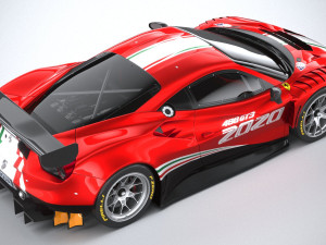 Ferrari 488 GT3 Evo 2020 3D मॉडल