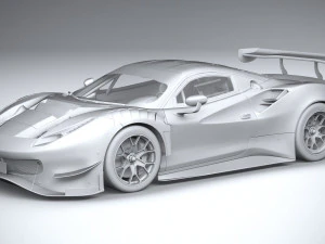 Ferrari 488 GT3 Evo 2020 3D Model