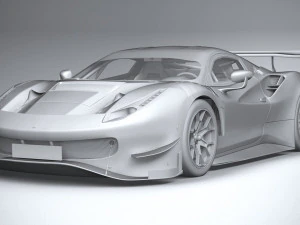 Ferrari 488 GT3 Evo 2020 3D Model