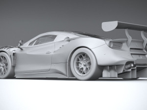 Ferrari 488 GT3 Evo 2020 3D मॉडल