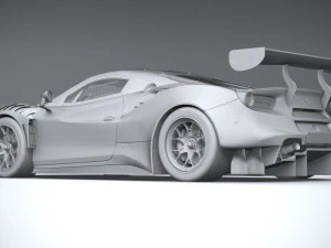 Ferrari 488 GT3 Evo 2020 3D Model