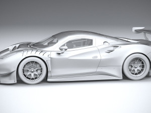 Ferrari 488 GT3 Evo 2020 3D मॉडल