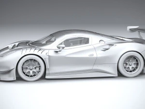 Ferrari 488 GT3 Evo 2020 3D Model