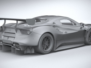 Ferrari 488 GT3 Evo 2020 3D मॉडल