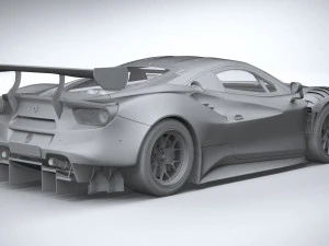 Ferrari 488 GT3 Evo 2020 3D Model