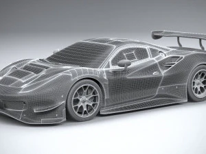 Ferrari 488 GT3 Evo 2020 3D Model
