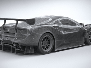 Ferrari 488 GT3 Evo 2020 3D मॉडल