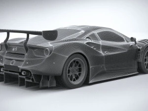 Ferrari 488 GT3 Evo 2020 3D Model