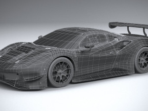 Ferrari 488 GT3 Evo 2020 3D मॉडल
