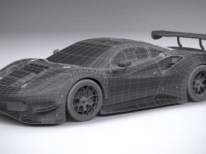Ferrari 488 GT3 Evo 2020 3D Model