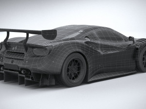 Ferrari 488 GT3 Evo 2020 3D मॉडल