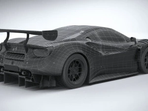 Ferrari 488 GT3 Evo 2020 3D Model