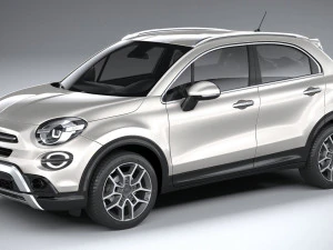 Fiat 500X 2019 3D Model