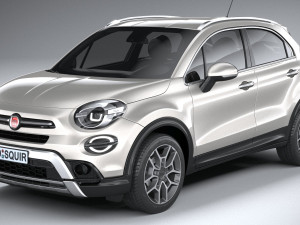 Fiat 500X 2019 3D Modell