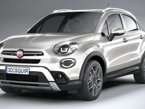 Fiat 500X 2019 3D Model