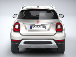 Fiat 500X 2019 3D Modell