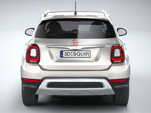 Fiat 500X 2019 3D Model