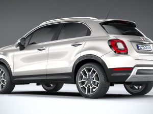 Fiat 500X 2019 3D Modell