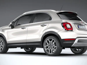 Fiat 500X 2019 3D Model