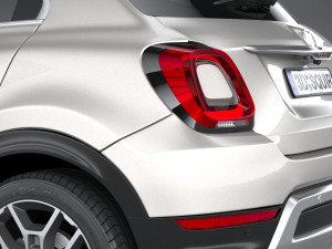 Fiat 500X 2019 3D Modell