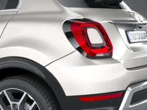 Fiat 500X 2019 3D Model