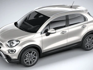 Fiat 500X 2019 3D Model