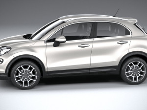 Fiat 500X 2019 3D Modell