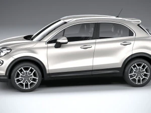 Fiat 500X 2019 3D Model